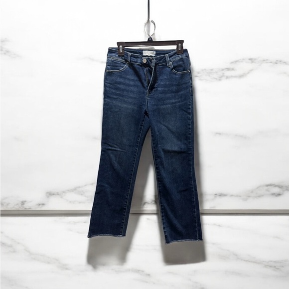 Dark Indigo Straight Leg Women's Jeans - Picture 1 of 4